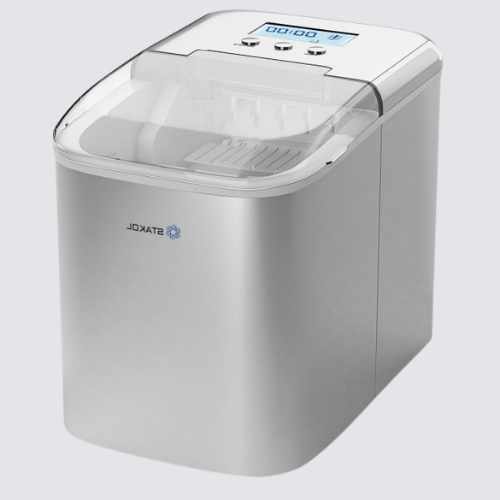 Countertop LCD Display Ice Maker (26 lbs/Day)