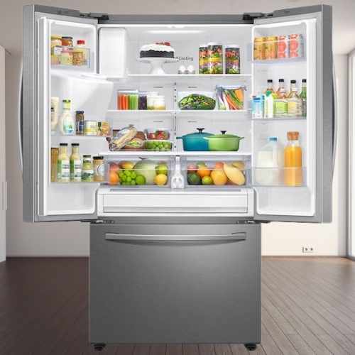 French Door Refrigerator with Dual Ice Maker