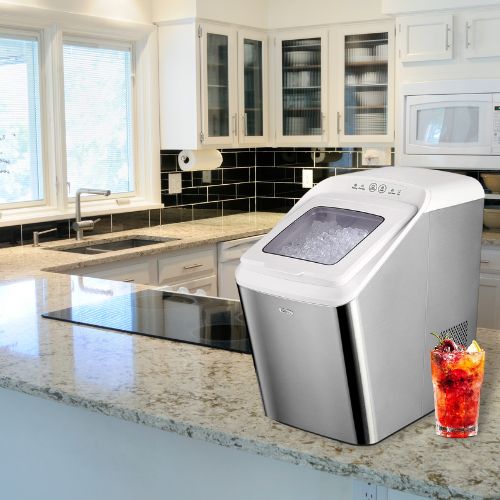 Gevi Countertop Nugget Ice Maker on the kitchen table